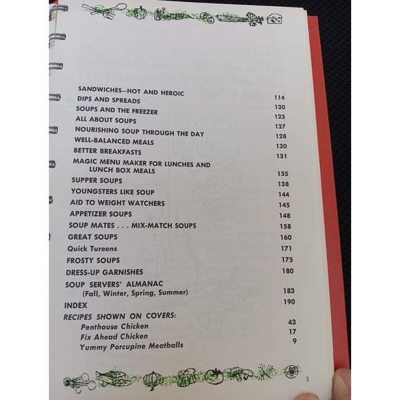 Cooking with Soup – A Campbell Cookbook 1969 Vintage Revised Edition Spiral-B... - Picture 5 of 14